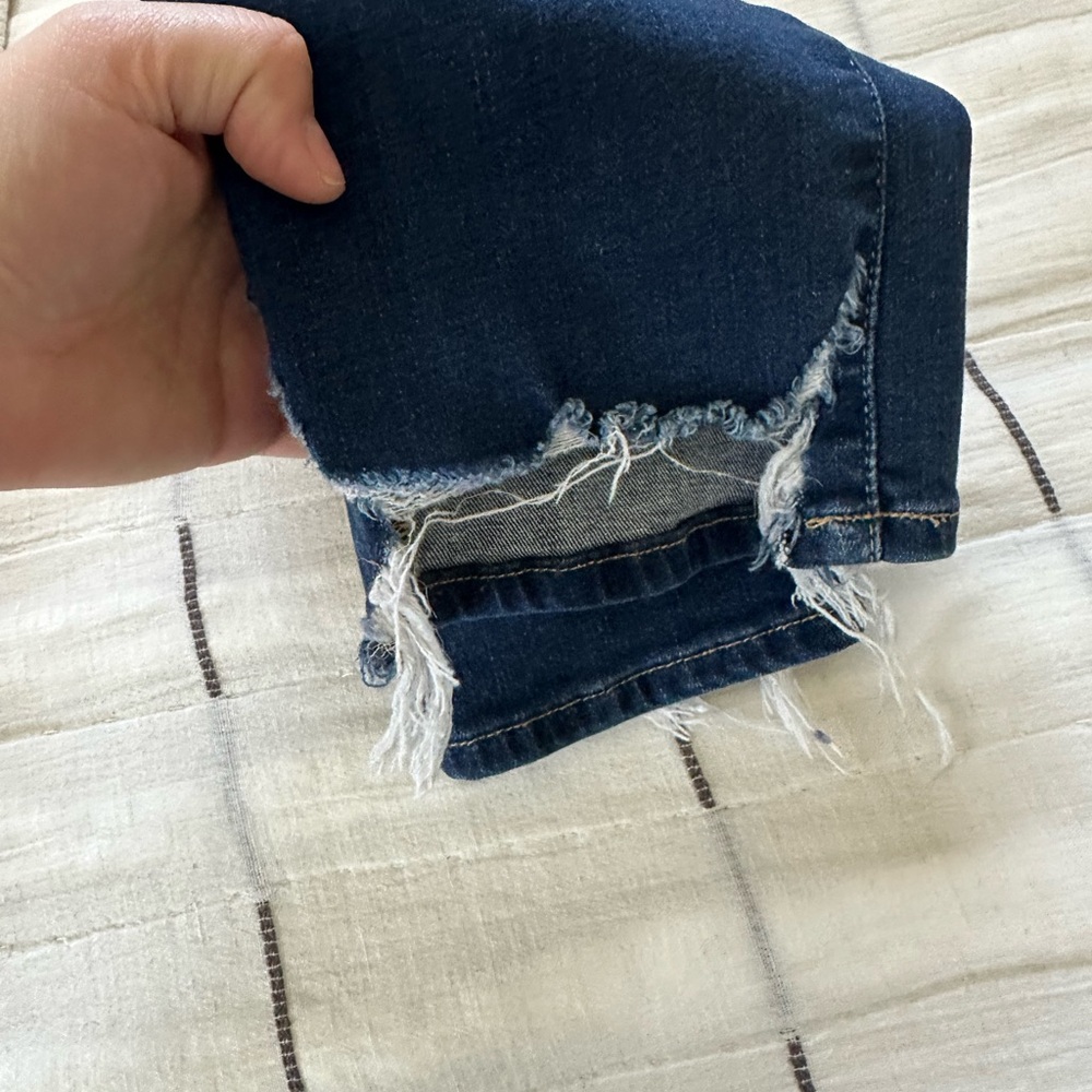 Frame Le High Straight Cobbert Rips Jeans - Picture 10 of 11